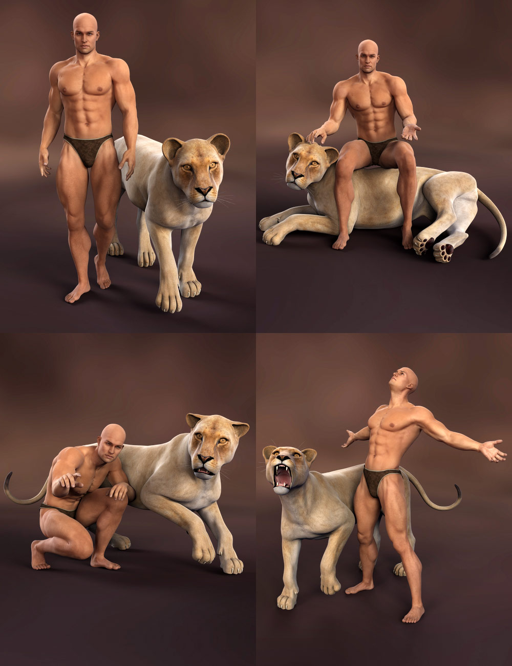 Gianni 6 Jungle Poses Gianni 6 Jungle Poses by: Muscleman, 3D Models by Daz 3D
