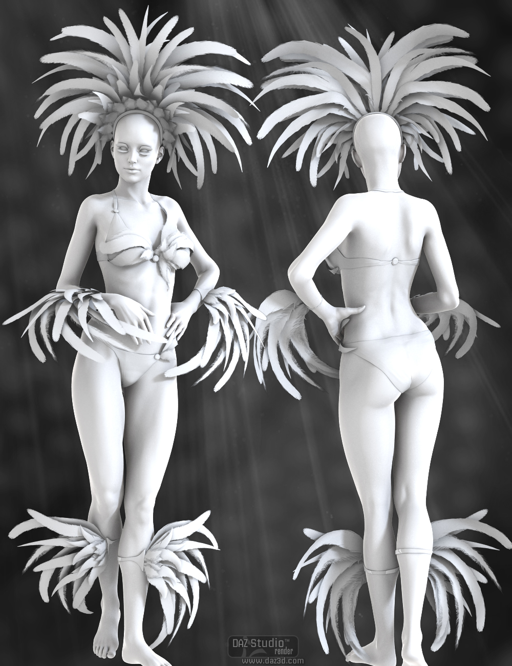 Lyre Lyre for Genesis 2 Female(s) by: Nikisatez, 3D Models by Daz 3D