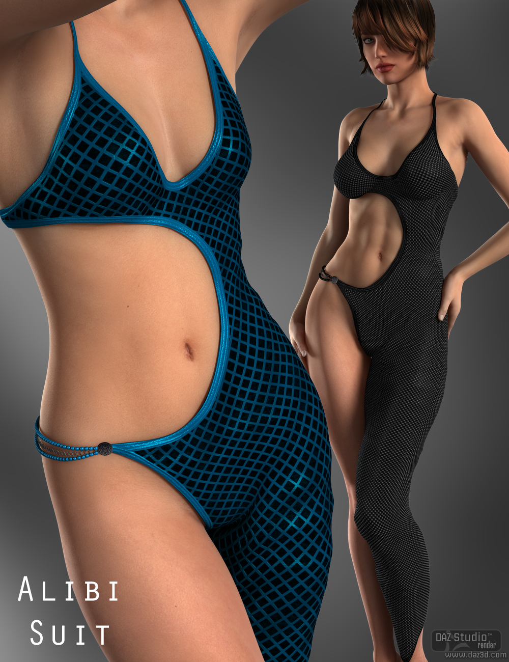 Alibi Suit for Genesis 2 Female(s) and Victoria 4 by: Nikisatez, 3D Models by Daz 3D