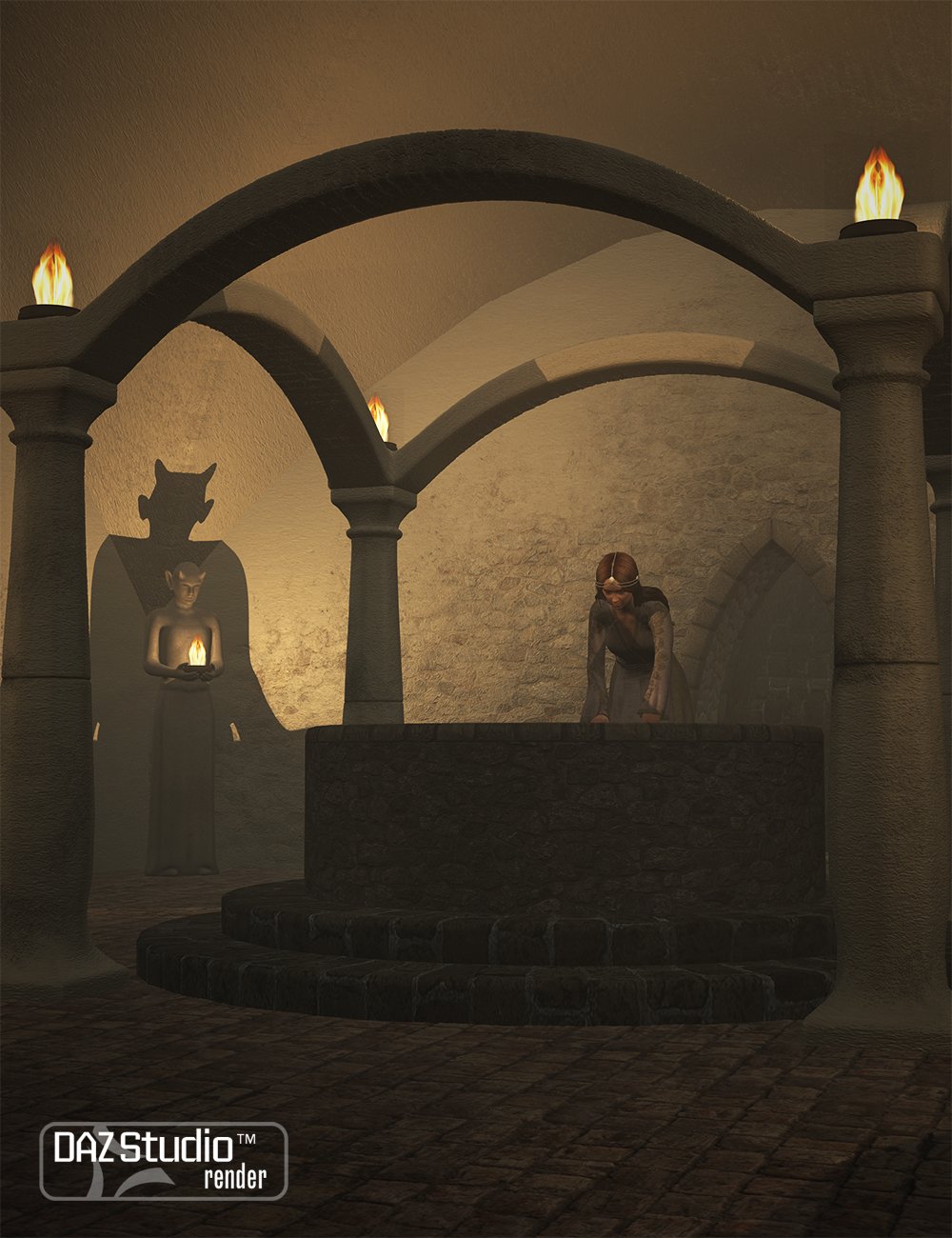 The Underground Well by: Porsimo, 3D Models by Daz 3D