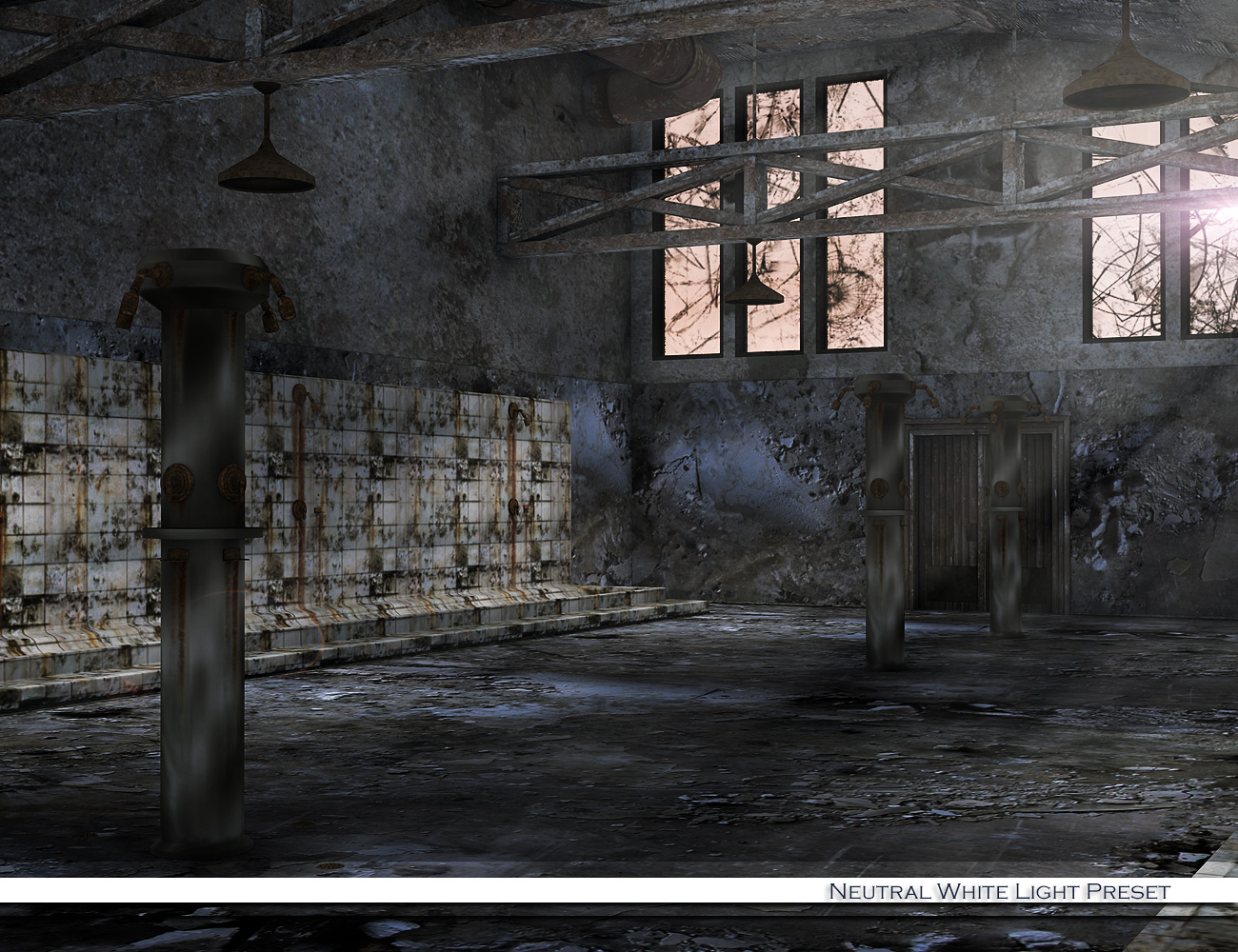 Lighting Pack for Public Shower Lighting Pack for Public Shower by: , 3D Models by Daz 3D