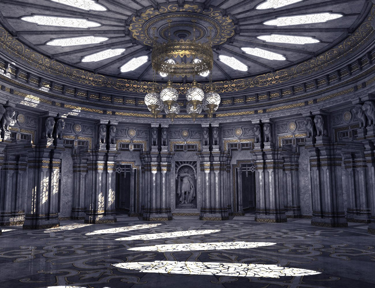 Queens Ballroom 1 Queens Ballroom 1 by: Ravnheart, 3D Models by Daz 3D