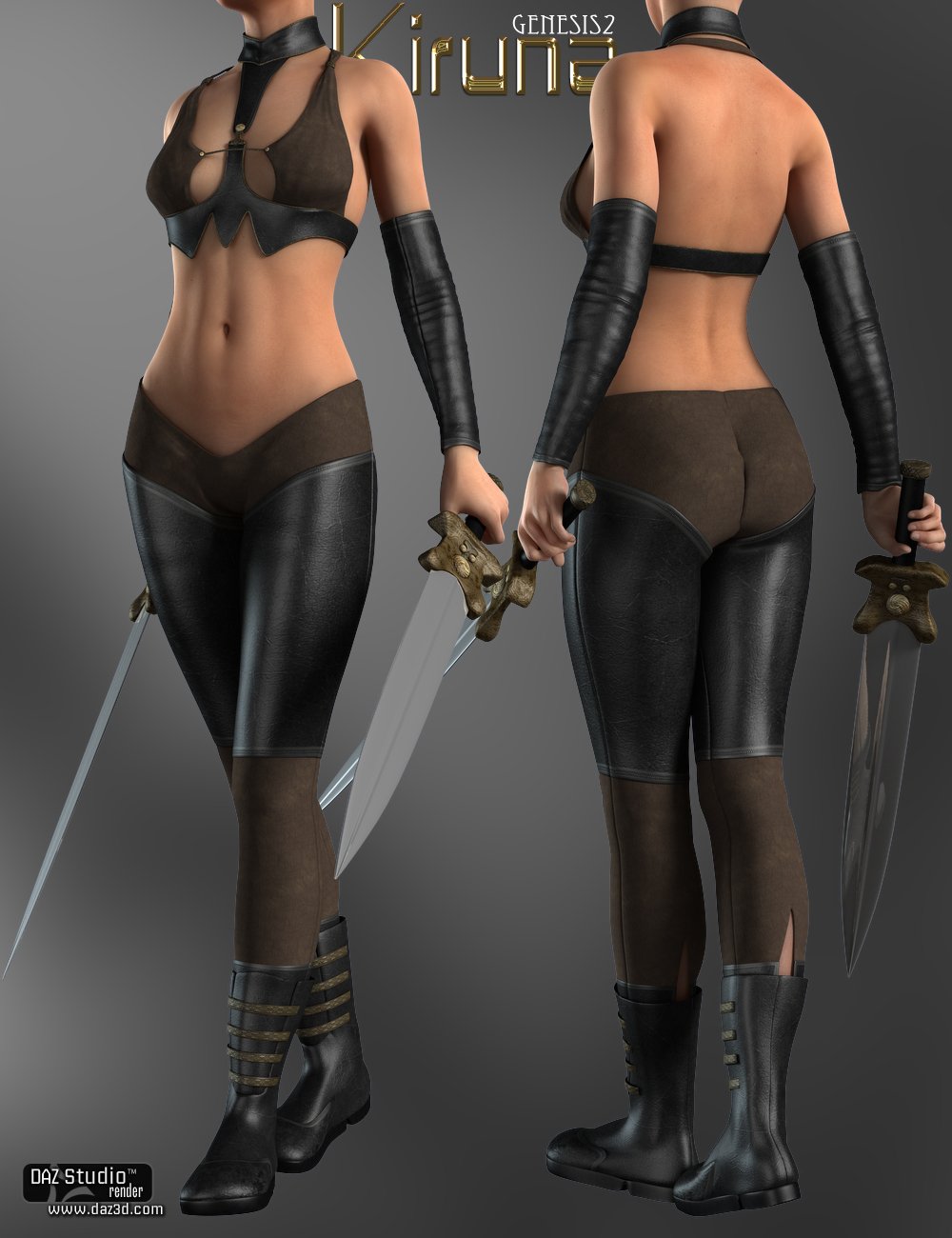 Kiruna for Genesis 2 Female(s) by: Nikisatez, 3D Models by Daz 3D