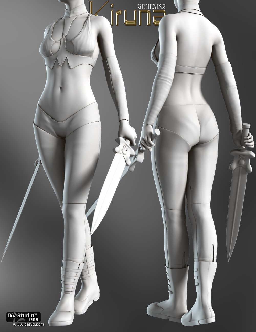 Kiruna for Genesis 2 Female(s) by: Nikisatez, 3D Models by Daz 3D