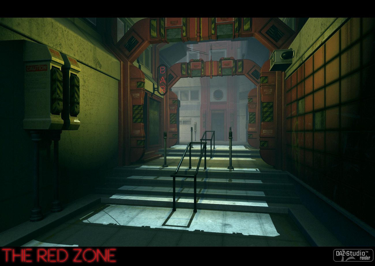 The Red Zone by: The DigiVault, 3D Models by Daz 3D