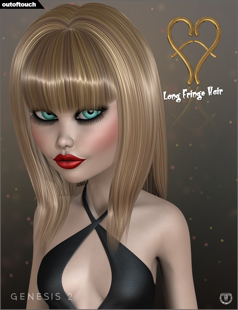 Fiends Forever Long Fringe Hair by: outoftouch, 3D Models by Daz 3D