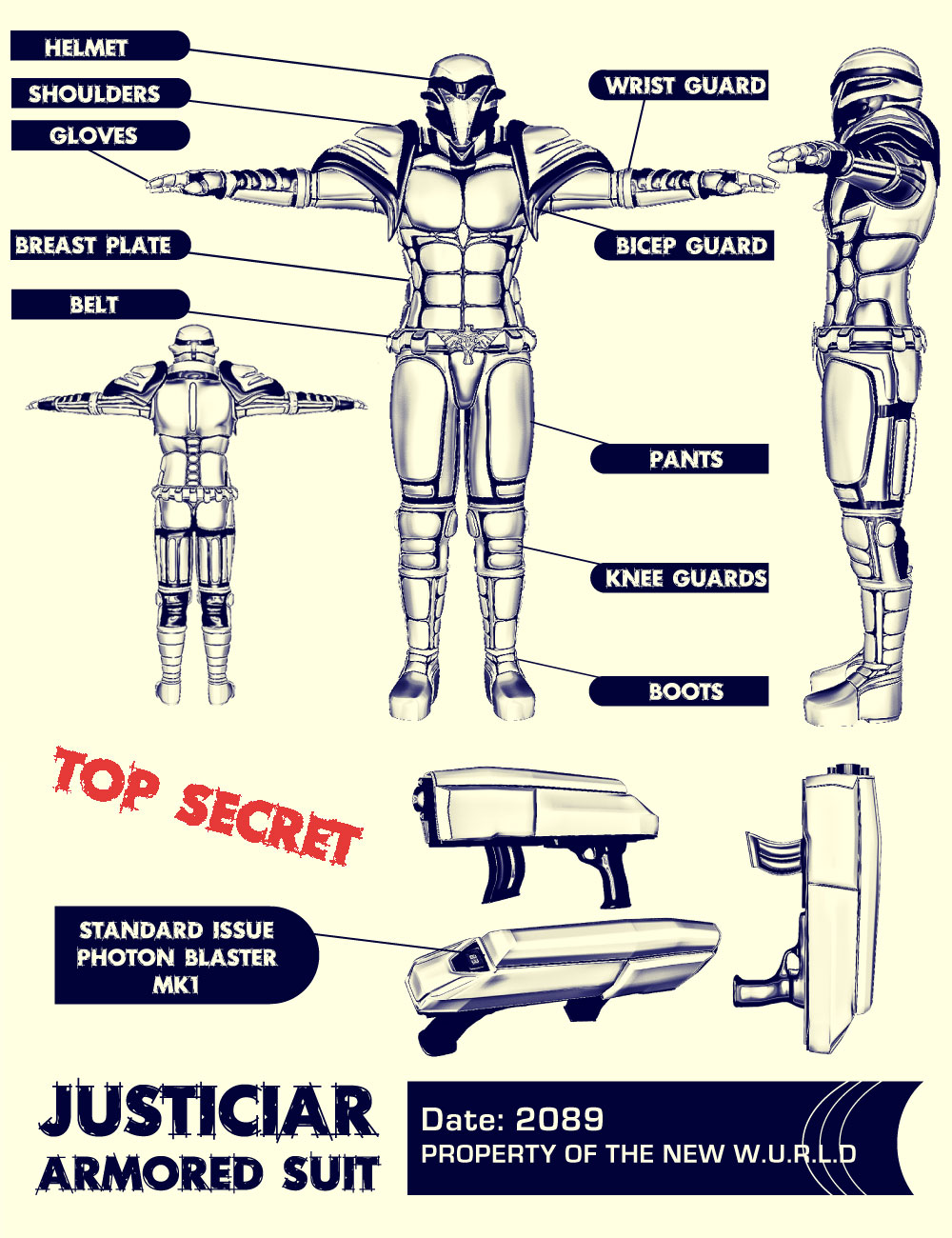 Justiciar Armored Suit by: Design Anvil, 3D Models by Daz 3D