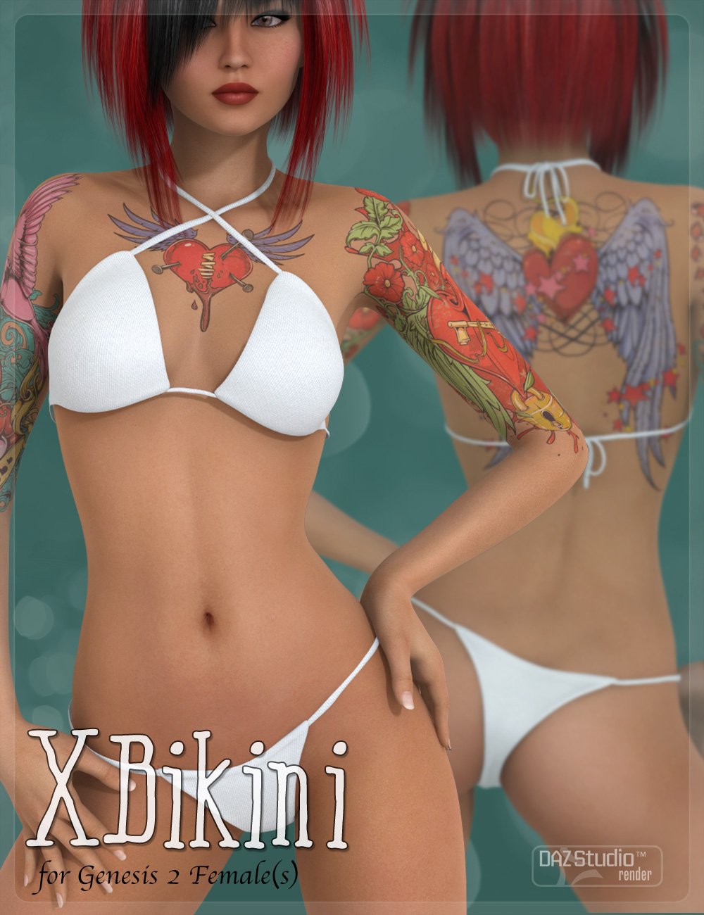 XBikini by: DemonicaEviliusJessaii, 3D Models by Daz 3D