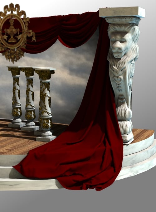 Opera Stage Decor by: Neftis3D, 3D Models by Daz 3D