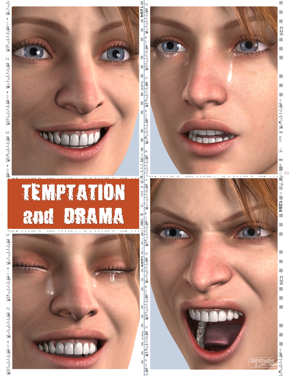 Temptation and Drama for Genesis 2 Female(s) by: smayAlFan, 3D Models by Daz 3D