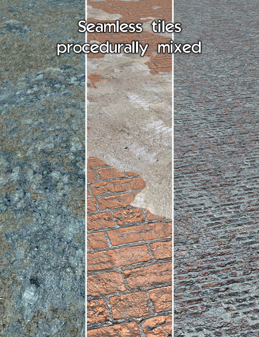 Bryce 7.1 Pro - Seamless Texture Mix and HDR Lighting - Set 1 by: David BrinnenHoroForbiddenWhispers, 3D Models by Daz 3D