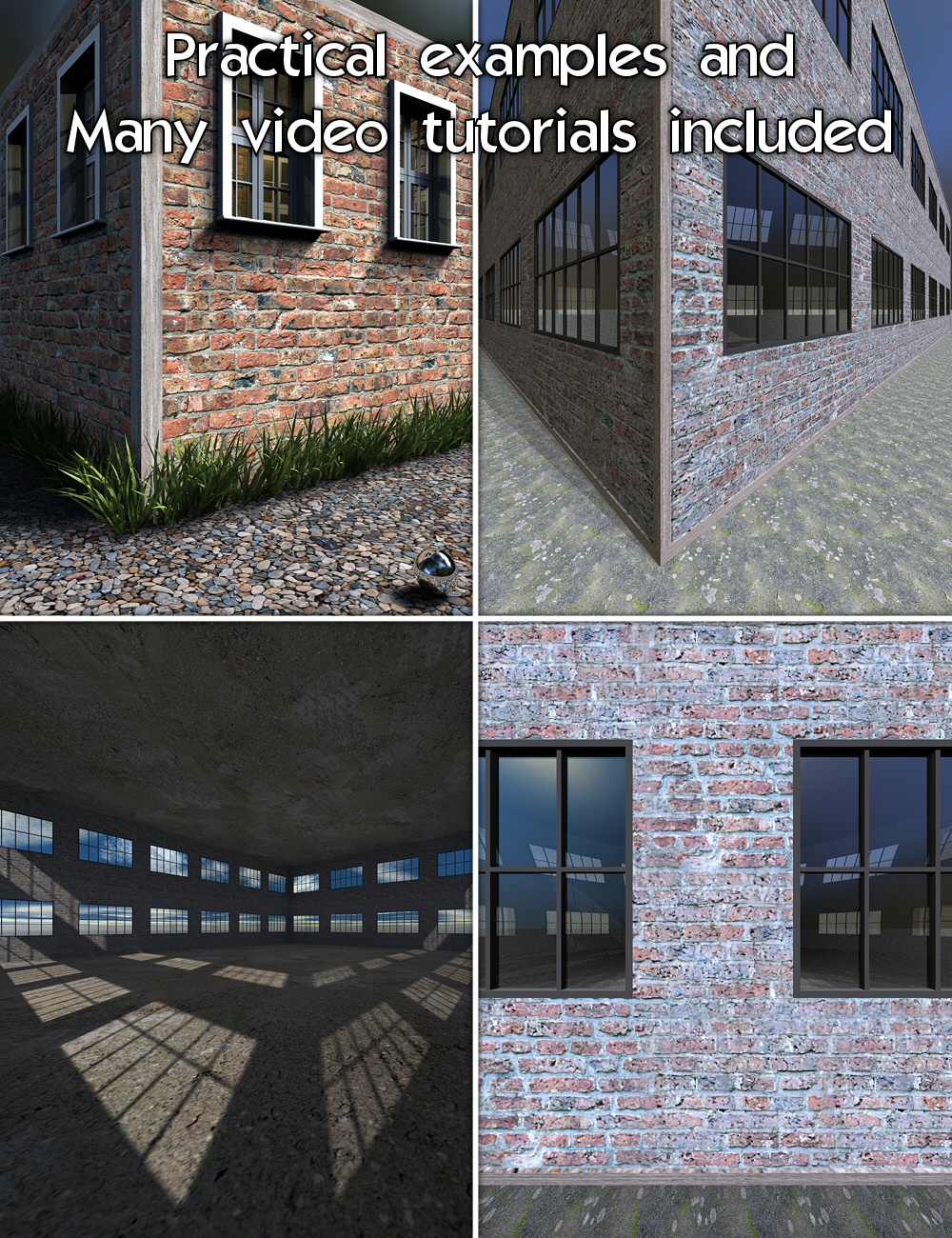 Bryce 7.1 Pro - Seamless Texture Mix and HDR Lighting - Set 1 by: David BrinnenHoroForbiddenWhispers, 3D Models by Daz 3D