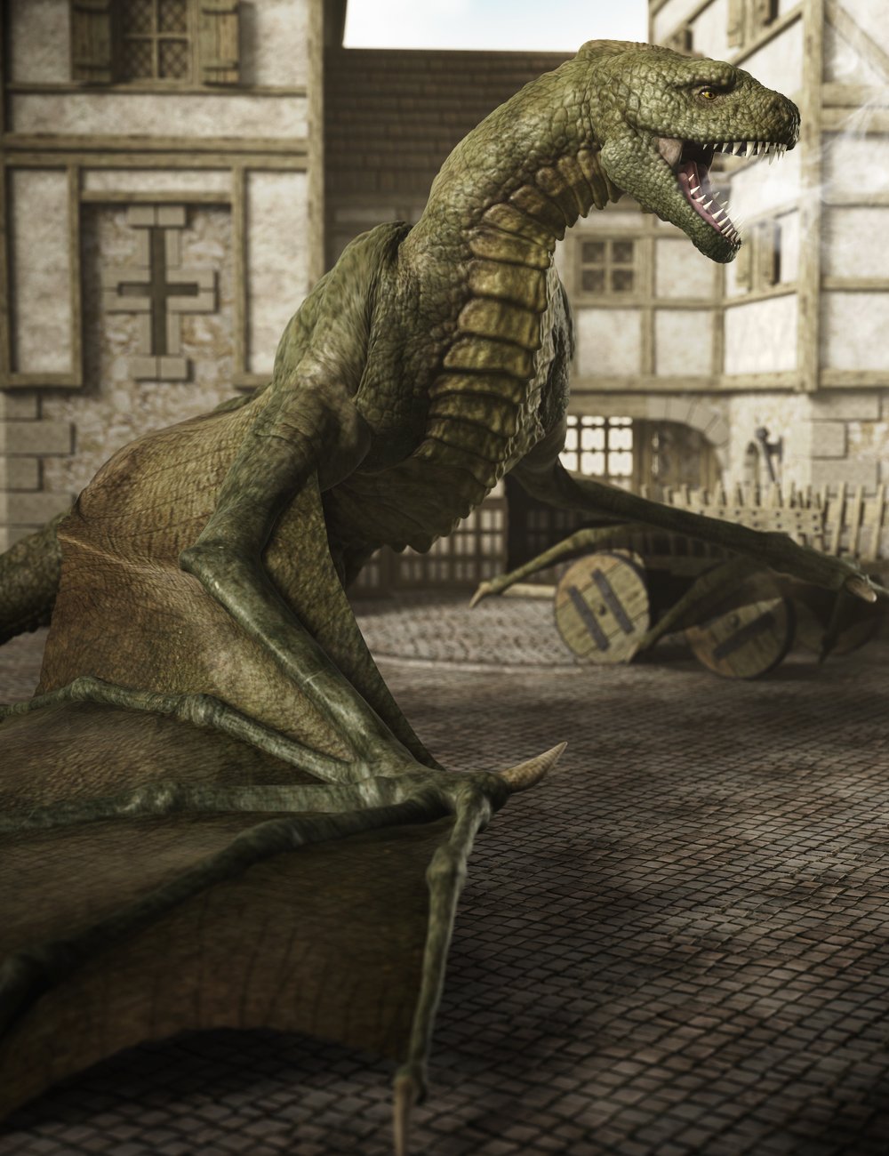Wyverdreki - The Wyvern Wyverdreki - The Wyvern by: RawArt, 3D Models by Daz 3D