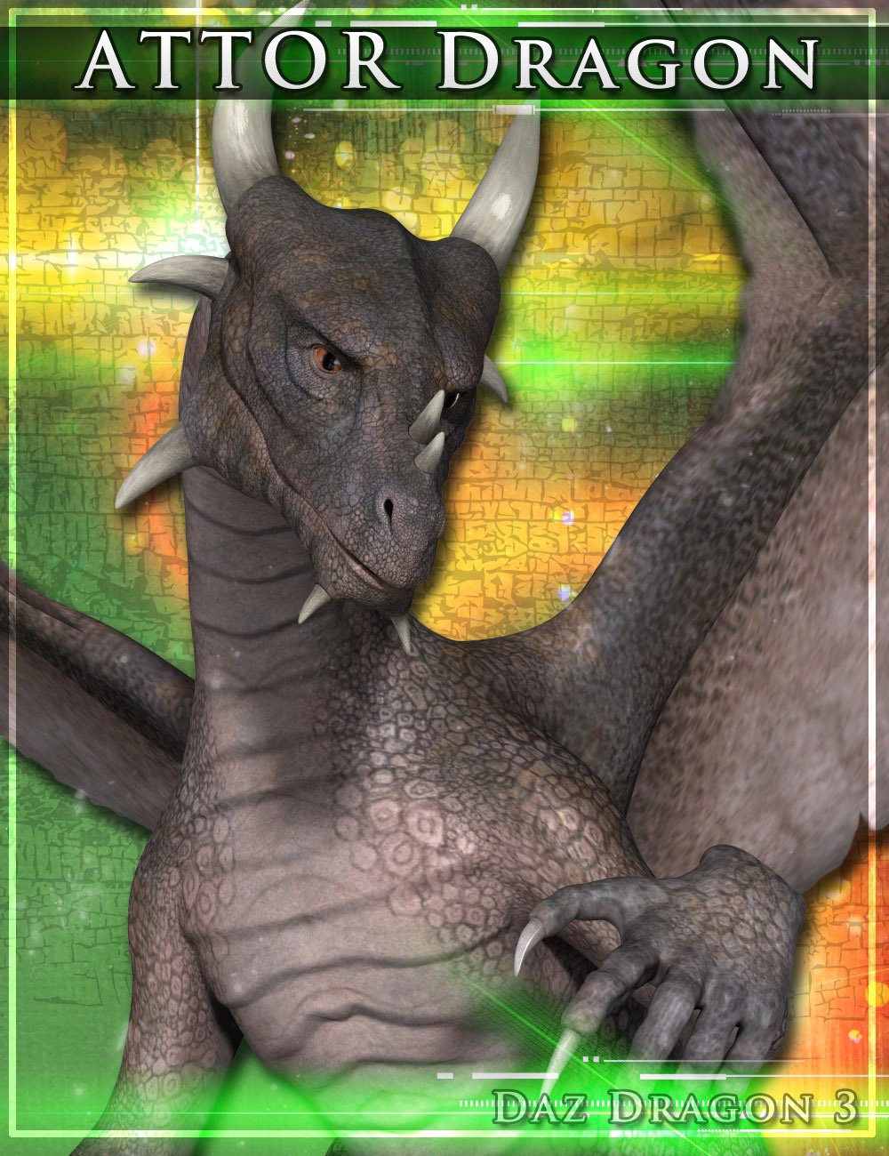 Attor Dragon by: 3DCelebrity, 3D Models by Daz 3D
