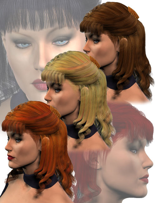 Haughty Curls by: AprilYSH, 3D Models by Daz 3D