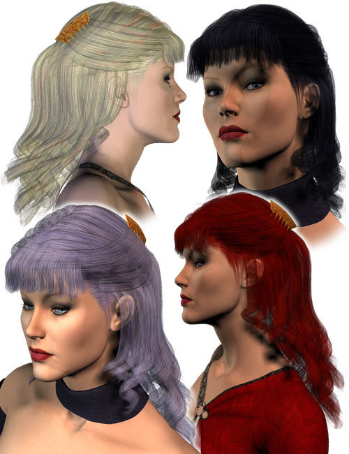 Haughty Curls Haughty Curls by: AprilYSH, 3D Models by Daz 3D