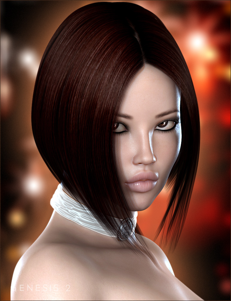 Phoebe Hair by: Valea, 3D Models by Daz 3D