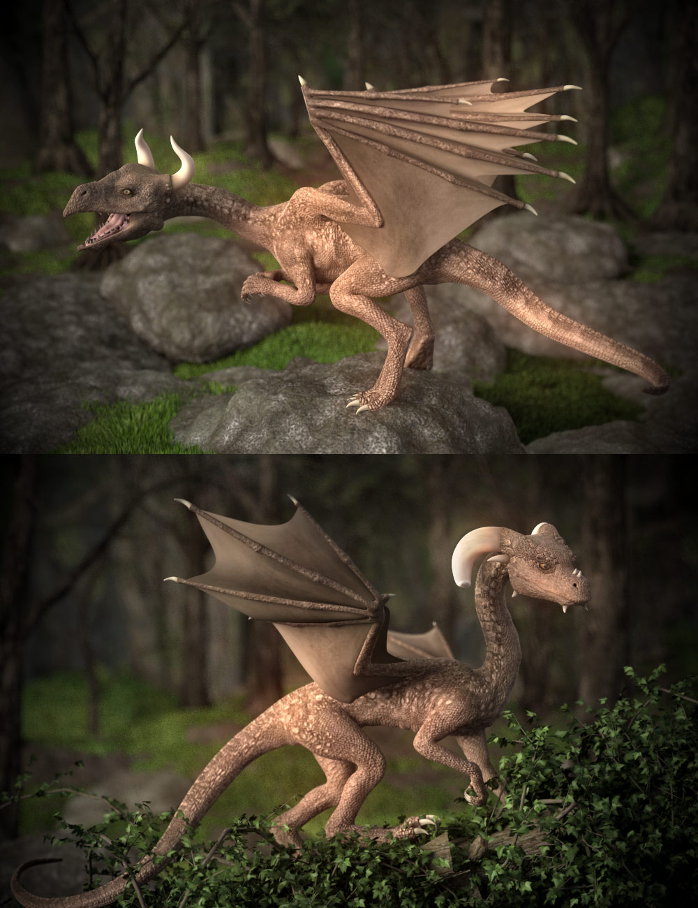 Capsces Shapes for DAZ Dragon 3 by: Capsces Digital Ink, 3D Models by Daz 3D