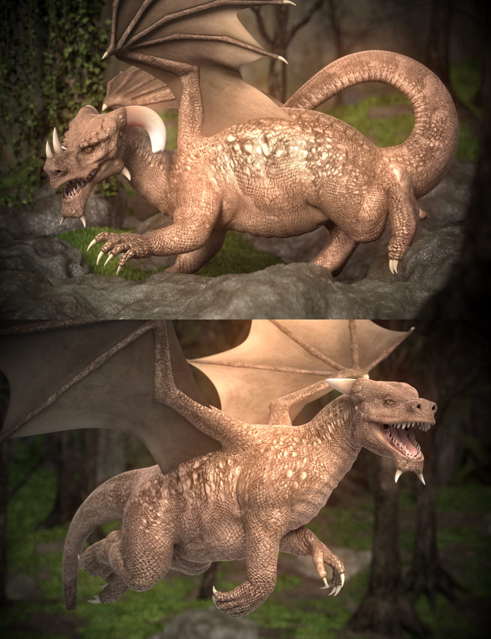 Capsces Shapes for DAZ Dragon 3 Capsces Shapes for DAZ Dragon 3 by: Capsces Digital Ink, 3D Models by Daz 3D