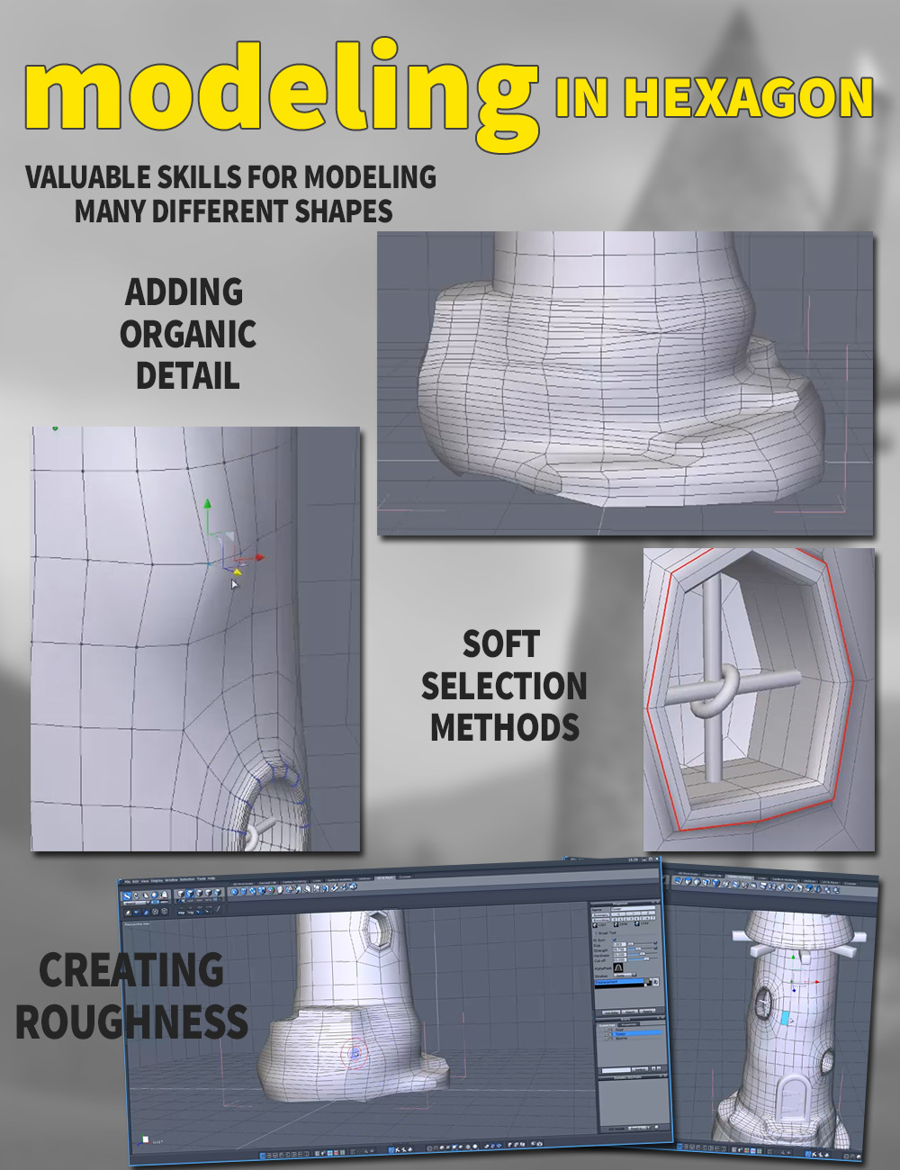 Modeling in Hexagon - Fantasy Tower Modeling in Hexagon - Fantasy Tower by: Fugazi1968ironman13, 3D Models by Daz 3D