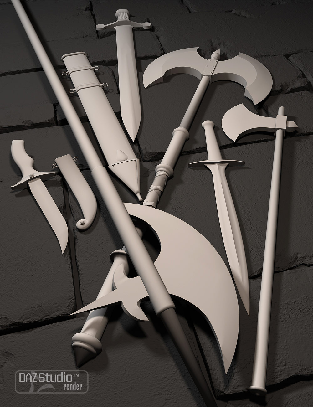 Weapons of War by: ArienKRAIG, 3D Models by Daz 3D