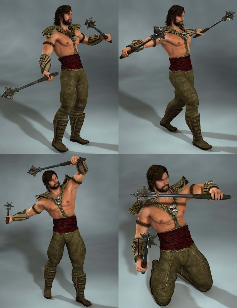 Dual Wielding for Gianni 6 and Genesis 2 male(s) by: Val3dart, 3D Models by Daz 3D