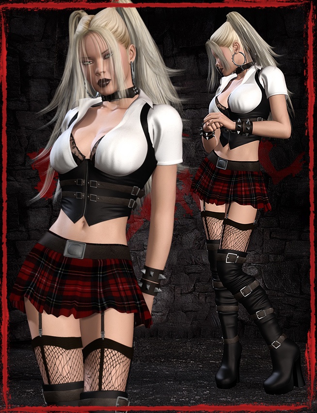 After School 2 for Genesis 2 Female(s) and V4 by: Pretty3D, 3D Models by Daz 3D