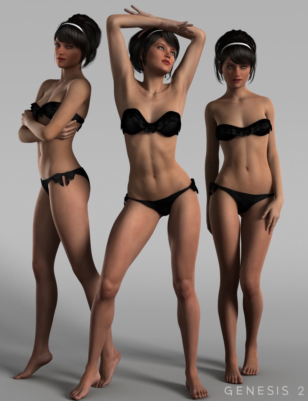 Dishy Delight Poses for Genesis 2 Female(s) by: Nikisatez, 3D Models by Daz 3D