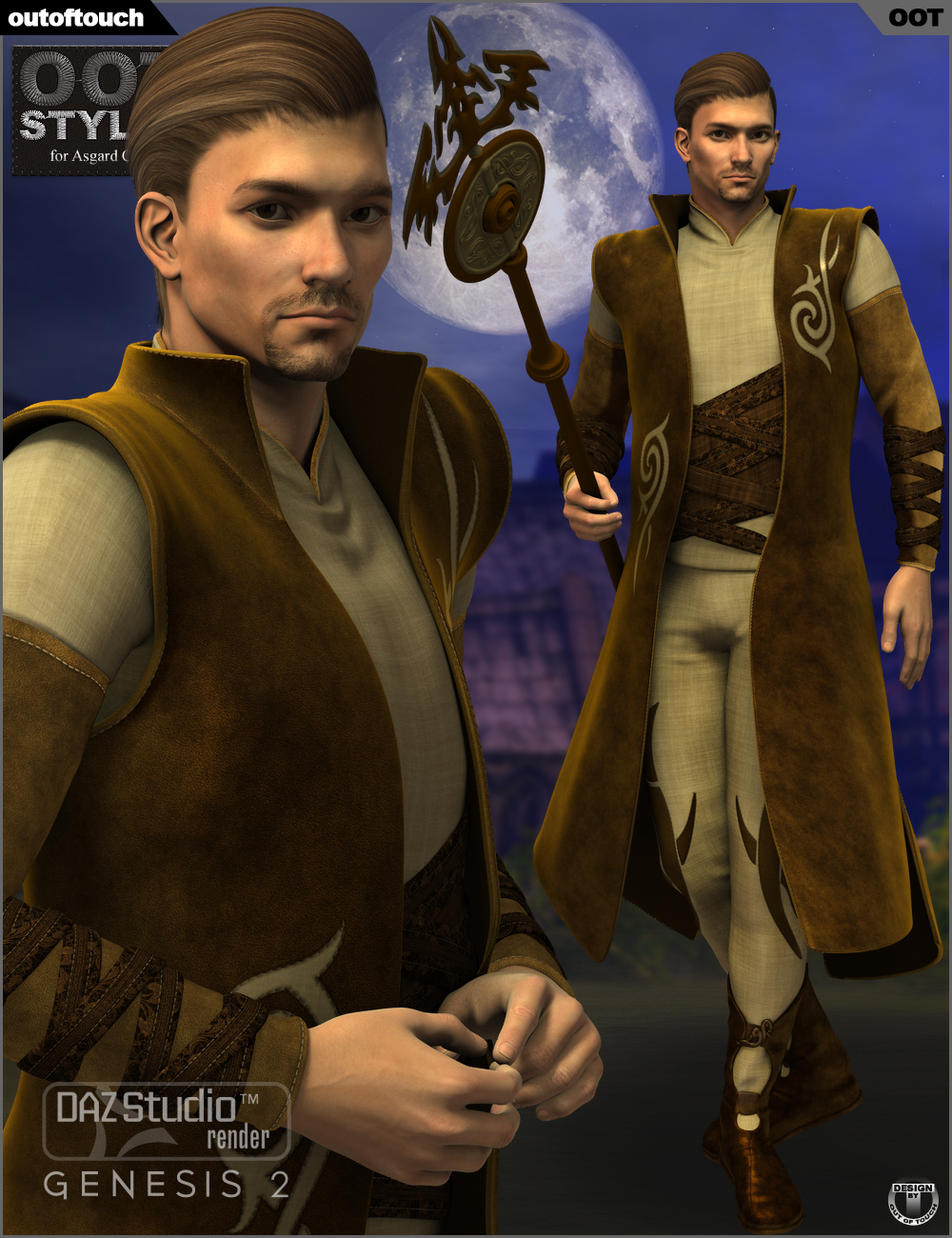 OOT Styles for Asgard Cleric by: outoftouch, 3D Models by Daz 3D
