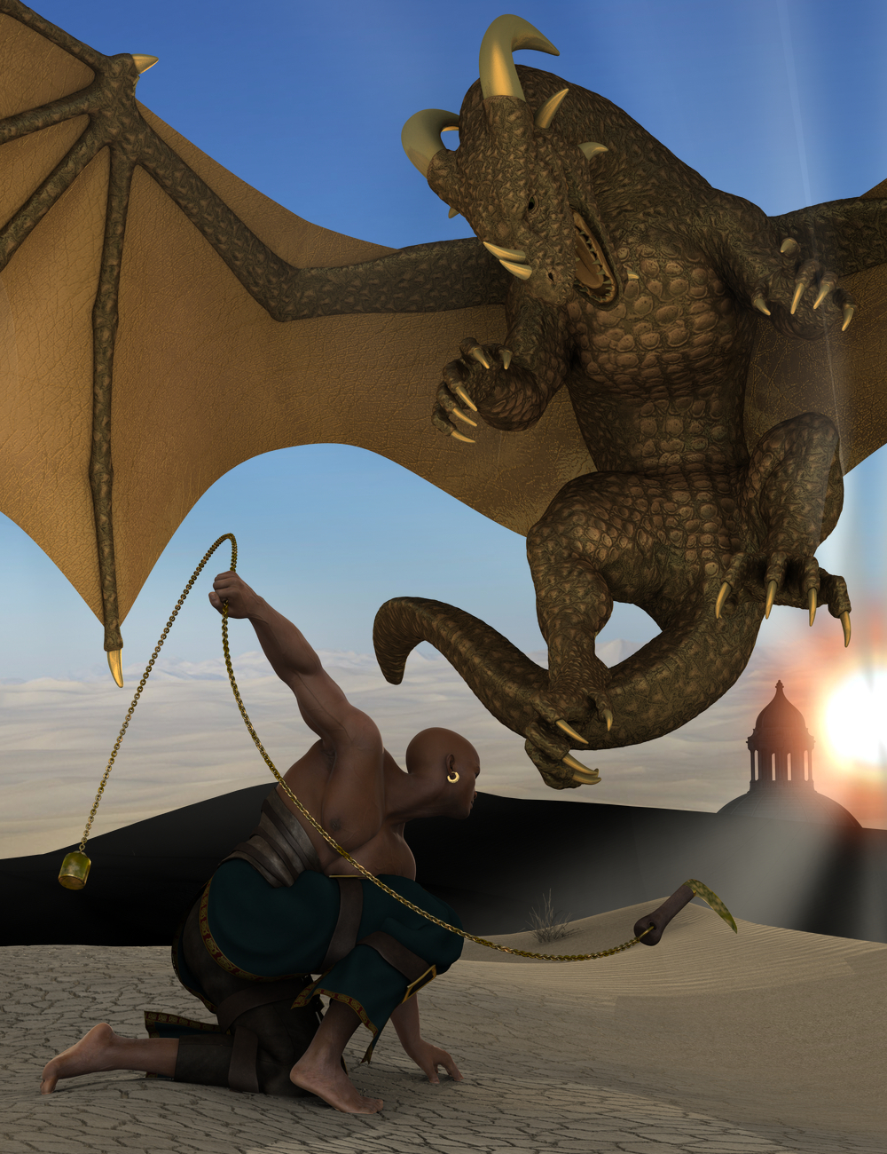 Creatures of Legend for DAZ Dragon 3 by: Sickleyield, 3D Models by Daz 3D