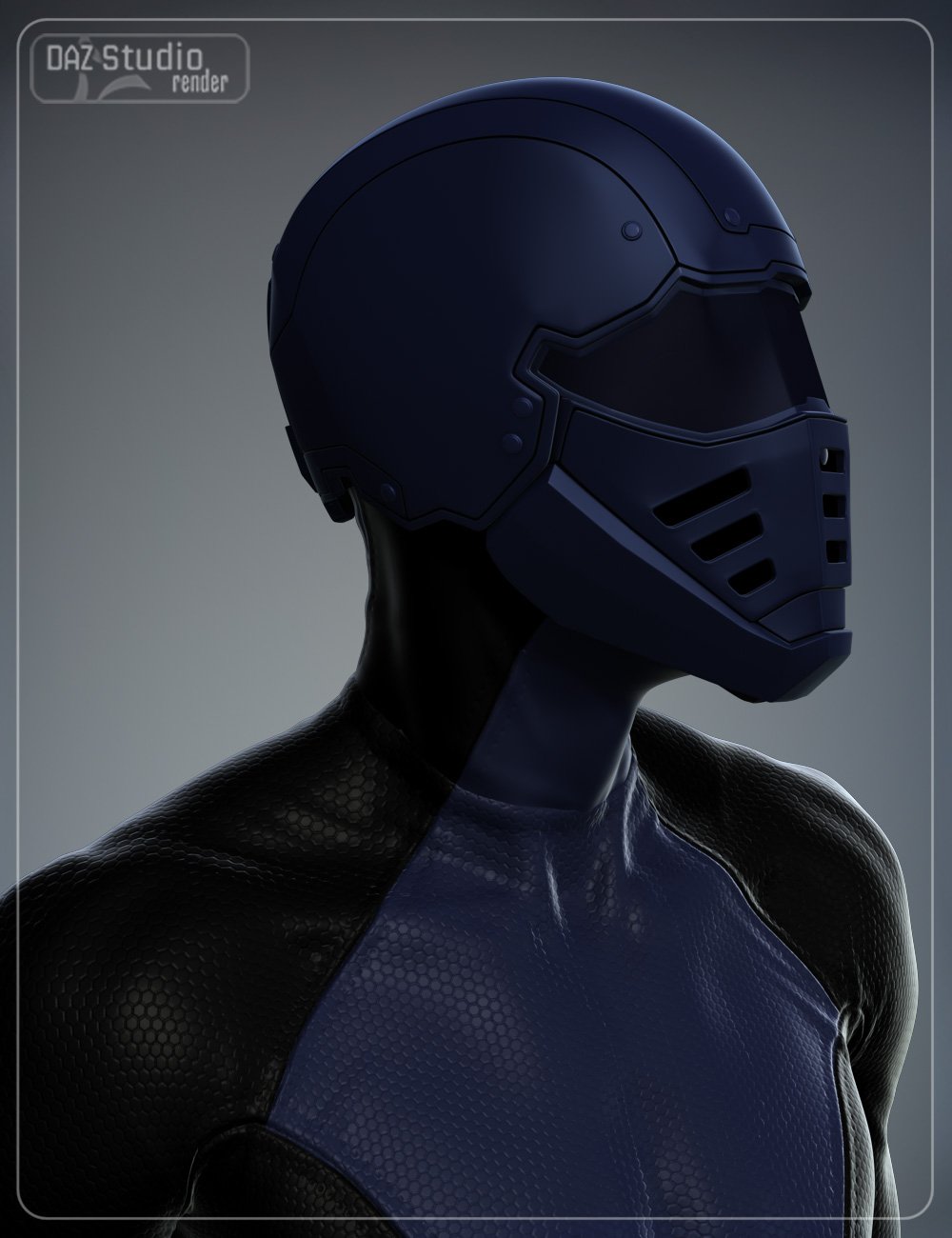 Sci-Fi Helmet Kit for Genesis 2 Male(s) and Genesis 2 Female(s) by: smayVelemudr, 3D Models by Daz 3D