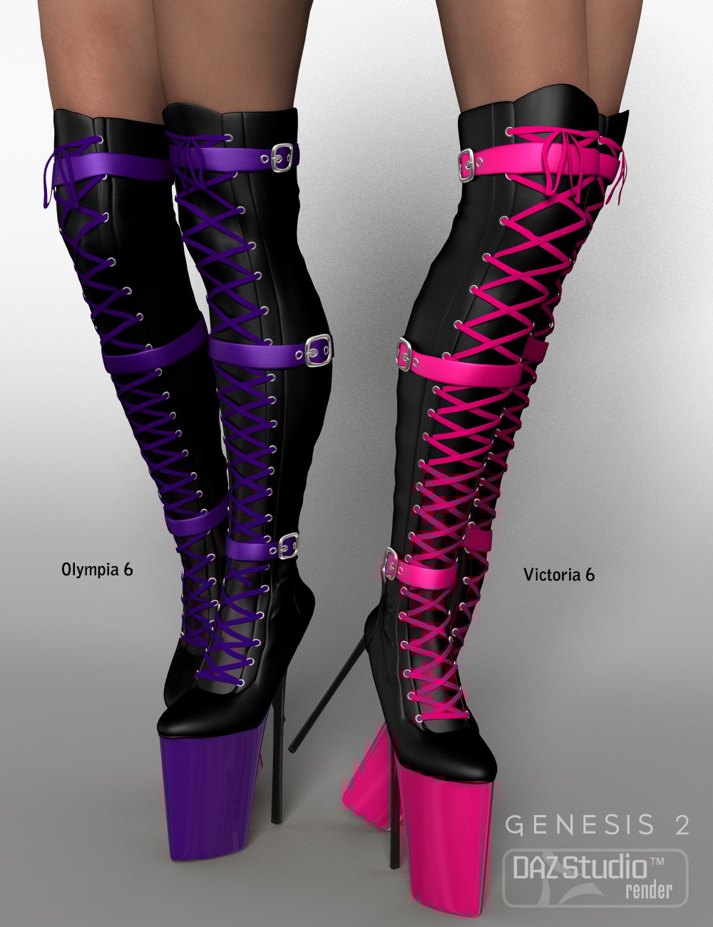 Nixtreme Boots 4 for Genesis 2 Female(s) Nixtreme Boots 4 for Genesis 2 Female(s) by: Nikisatez, 3D Models by Daz 3D