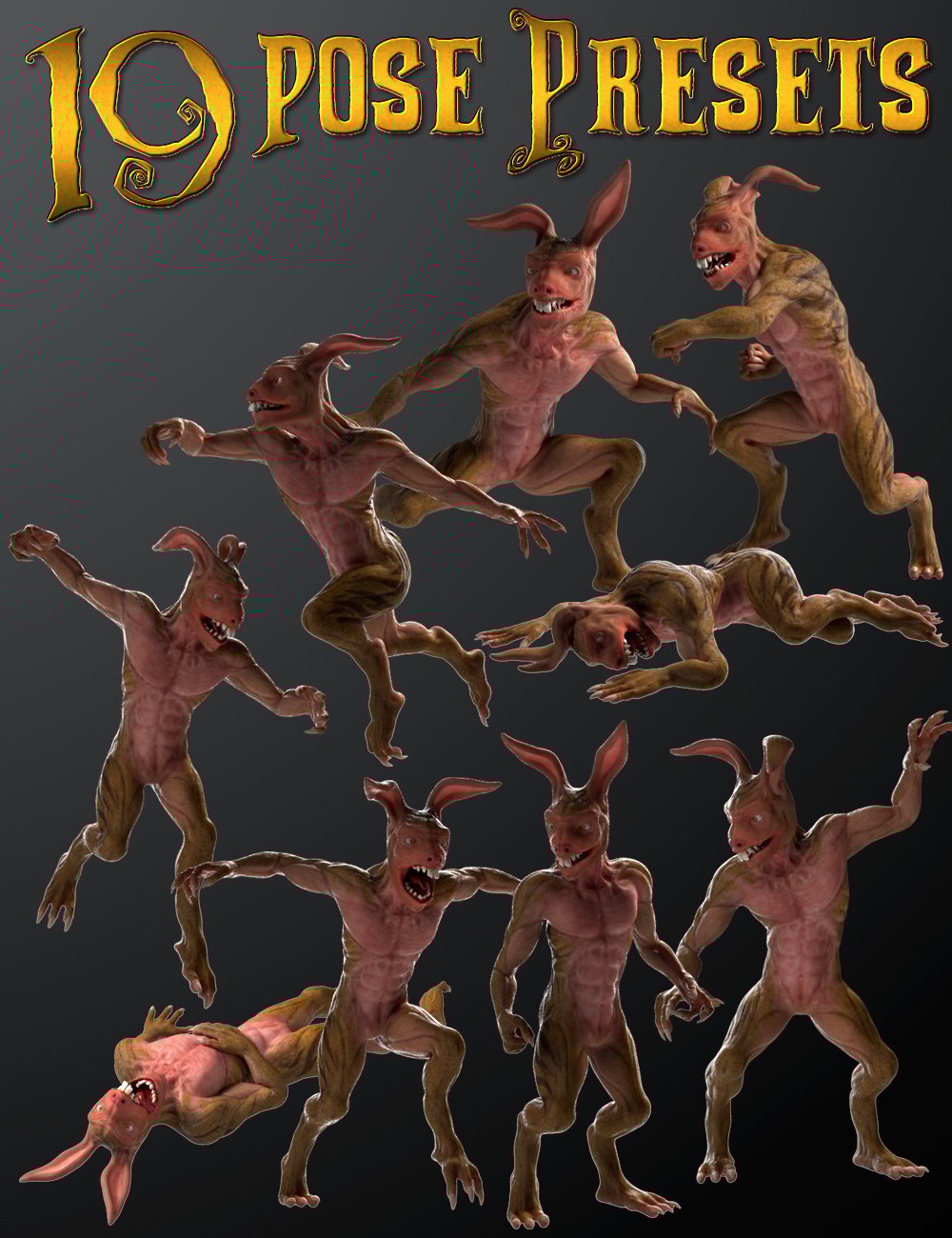 Twisted Easter Bunny Twisted Easter Bunny by: JoLab1985, 3D Models by Daz 3D