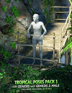 Tropical Poses Pack 1 by: Andrey Pestryakov, 3D Models by Daz 3D