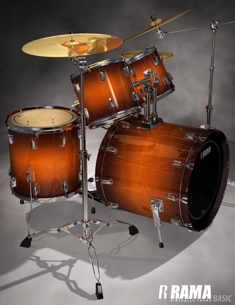 Rama Drums by: Ravnheart, 3D Models by Daz 3D
