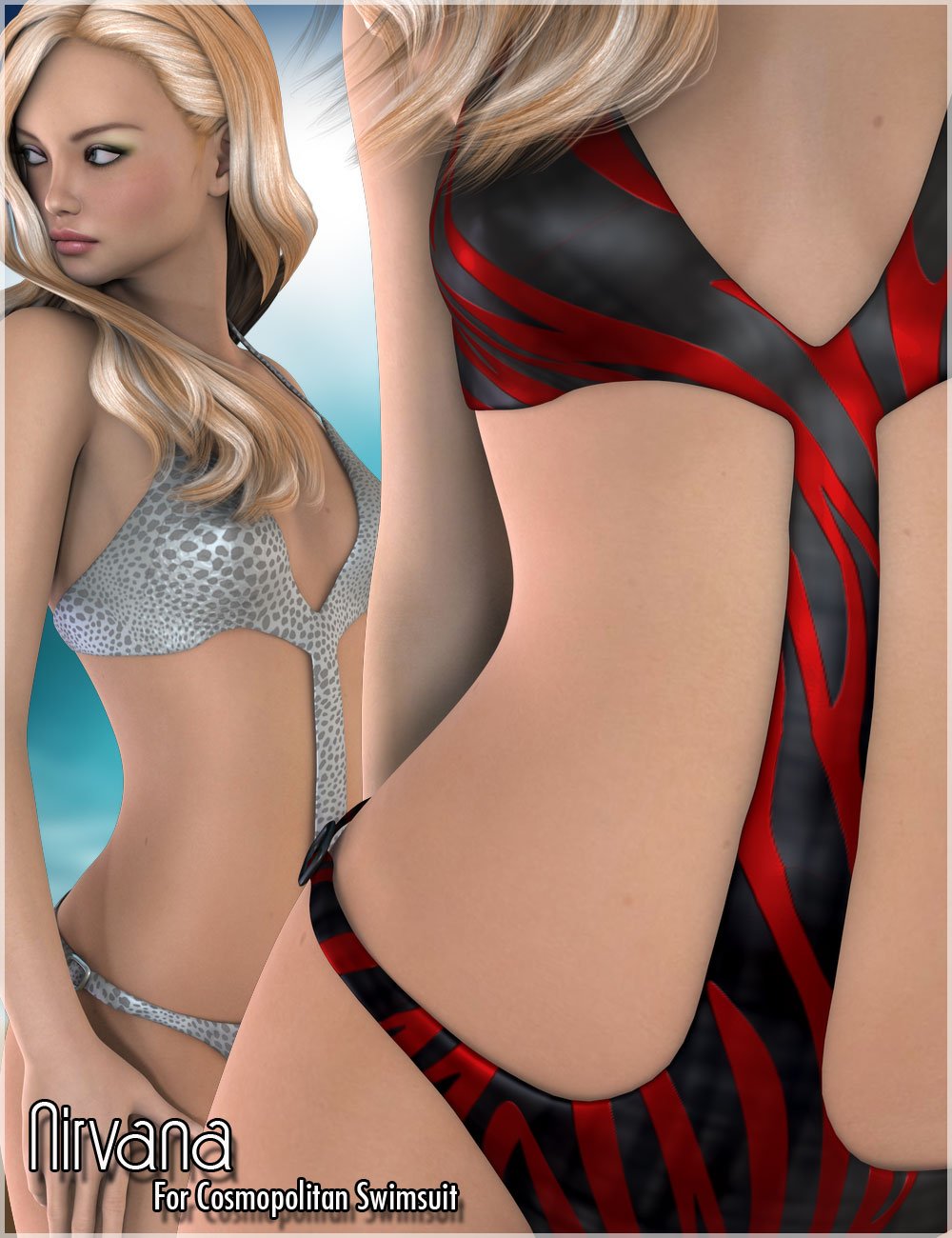 Nirvana For Cosmopolitan Swimsuit by: Belladzines, 3D Models by Daz 3D