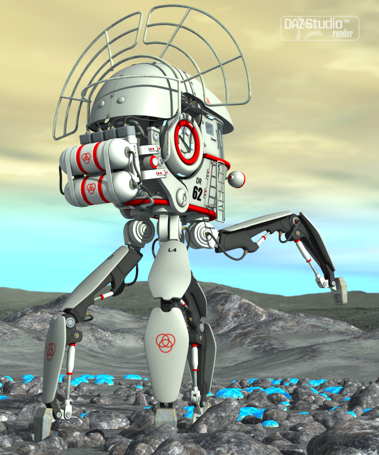 Robot Rem by: petipet, 3D Models by Daz 3D