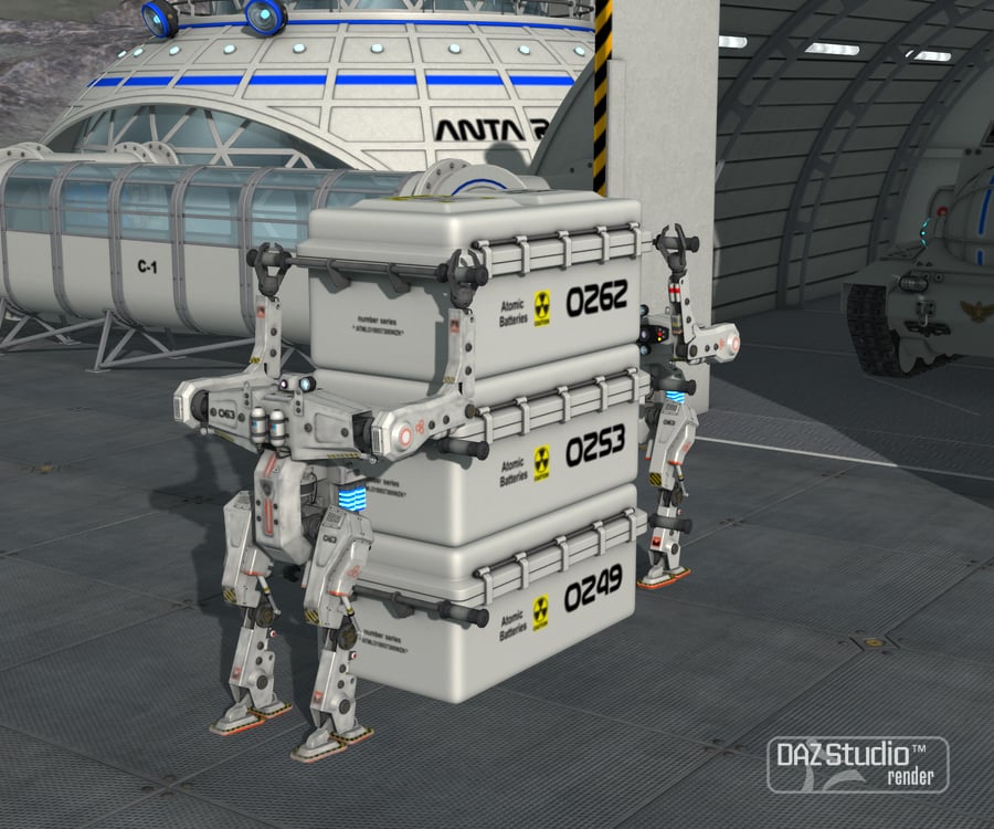 Robot Titan by: petipet, 3D Models by Daz 3D