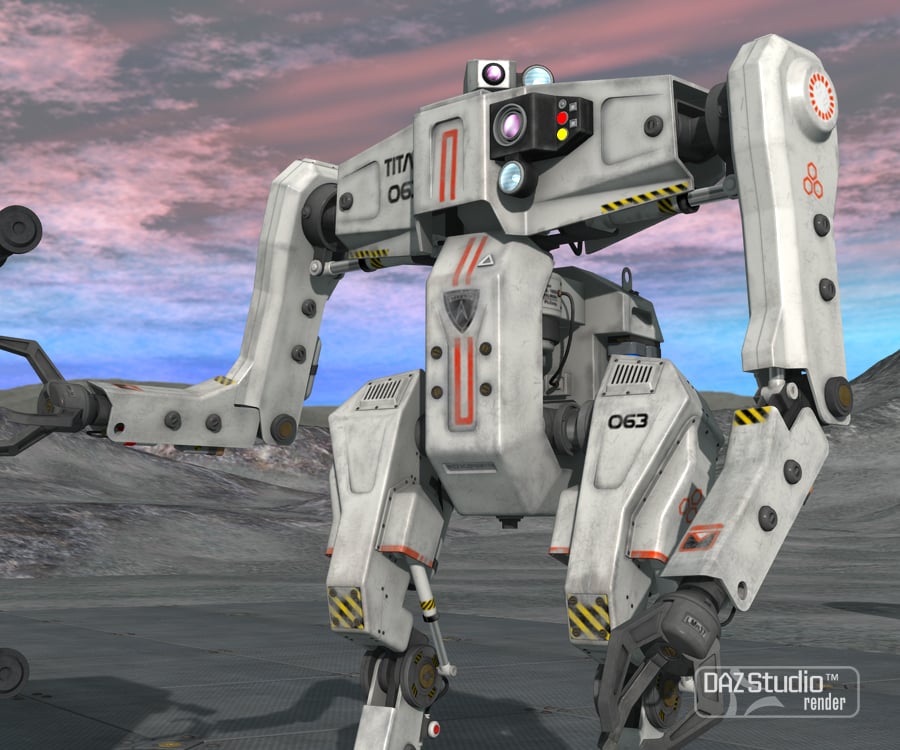 Robot Titan Robot Titan by: petipet, 3D Models by Daz 3D
