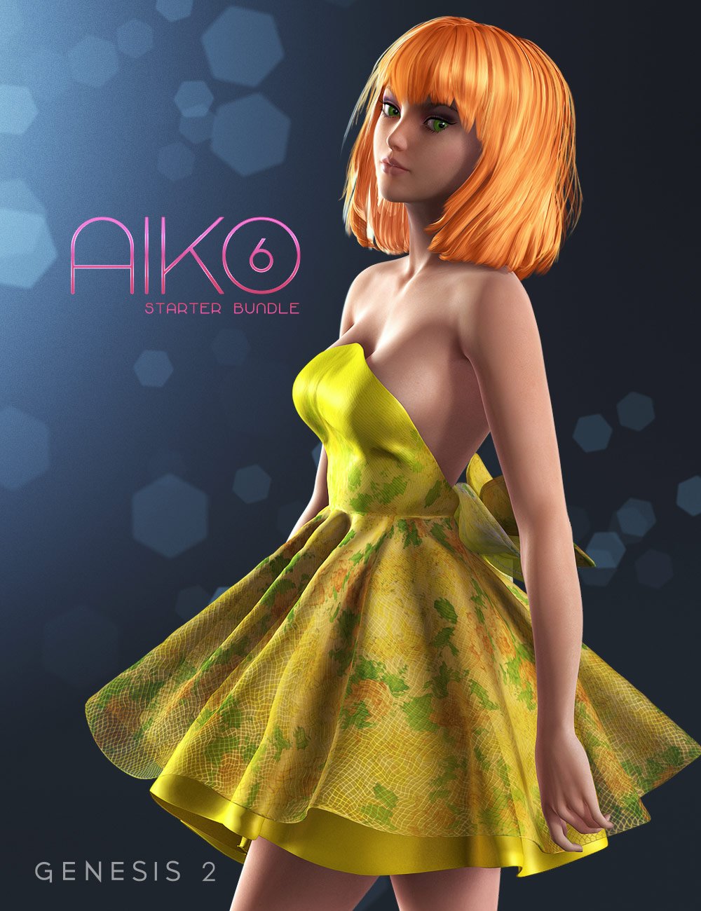 Aiko 6 Starter Bundle by: , 3D Models by Daz 3D
