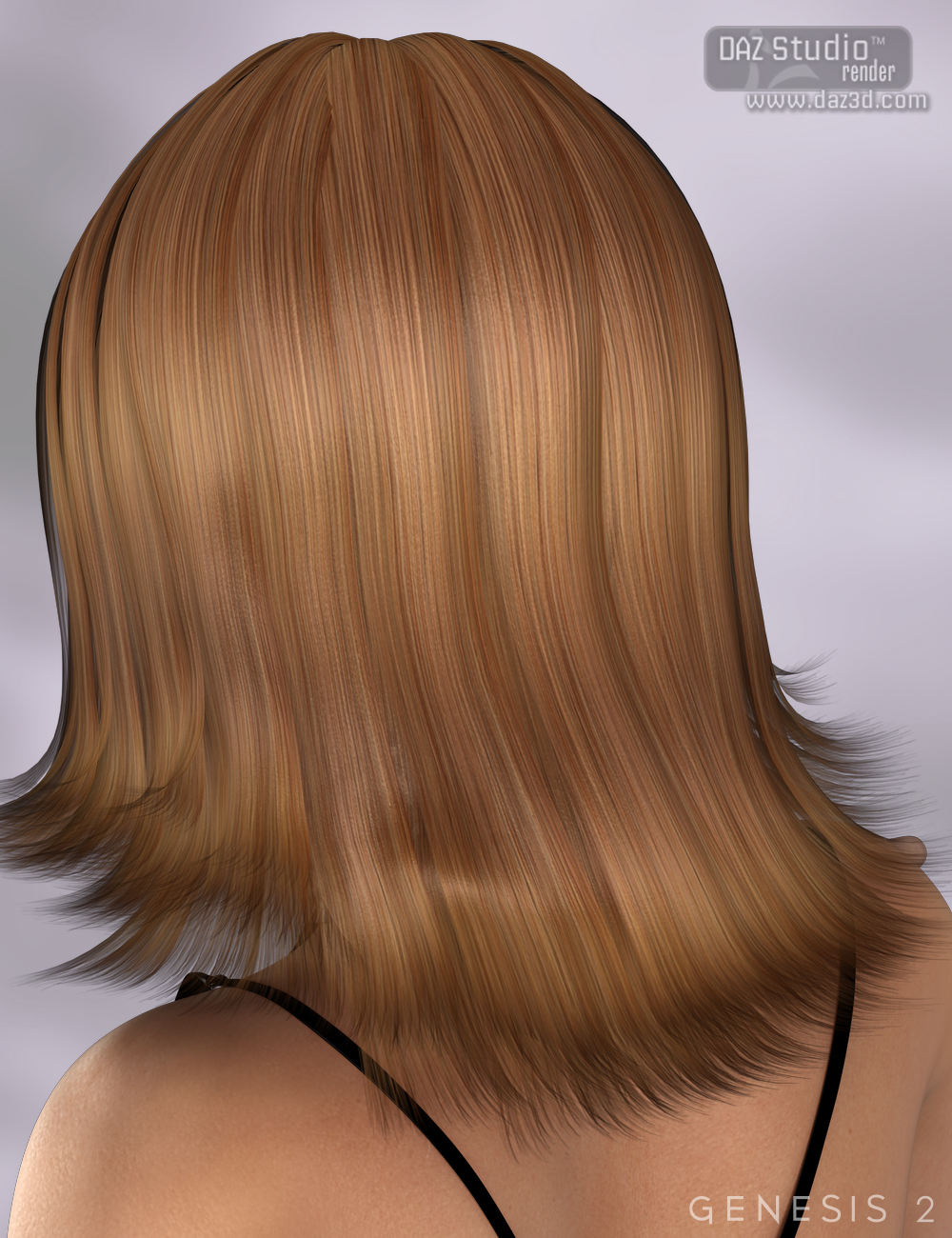 Hagen Hair for Genesis 2 Female(s) by: Nikisatez, 3D Models by Daz 3D
