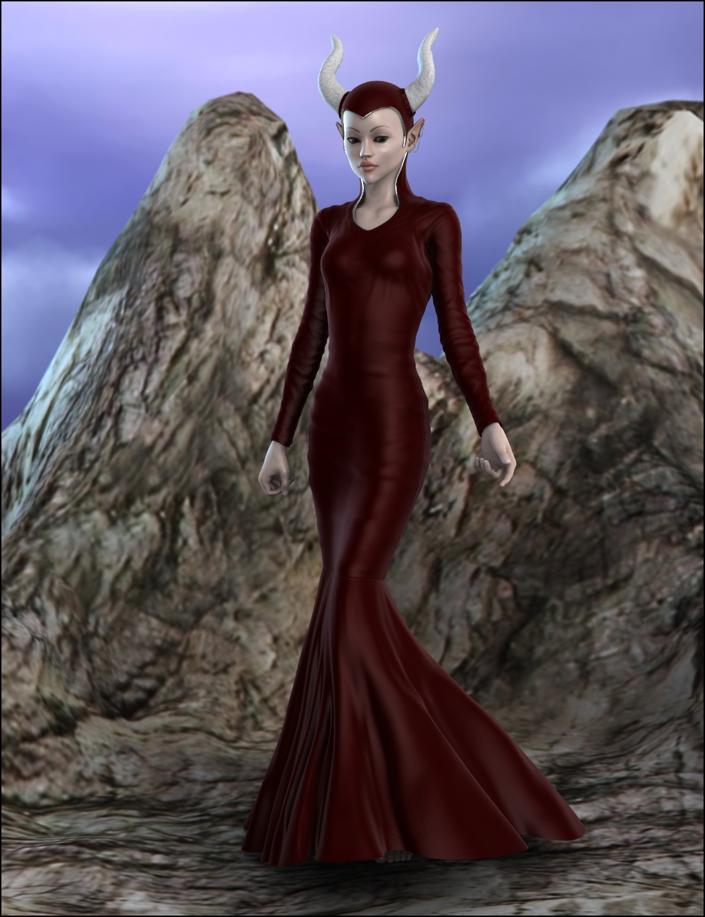 Wicked Queen Outfit by: Xena, 3D Models by Daz 3D