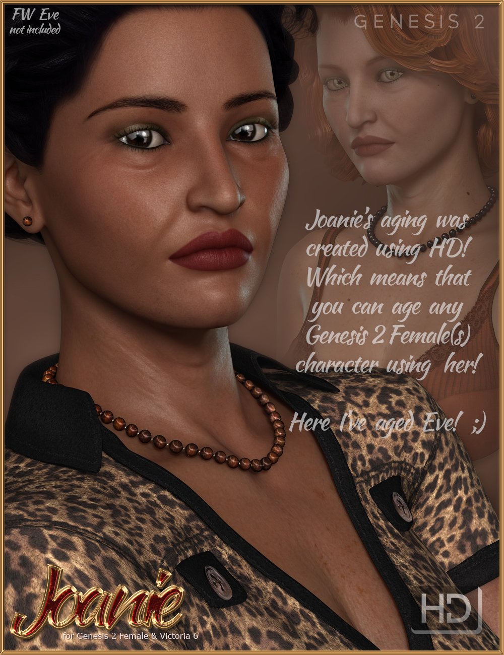 FW Joanie HD FW Joanie HD by: Fred Winkler ArtFisty & Darc, 3D Models by Daz 3D