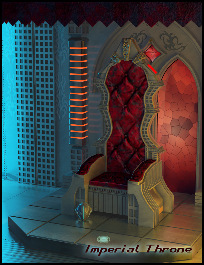 Imperial Throne by: Nathy Design, 3D Models by Daz 3D