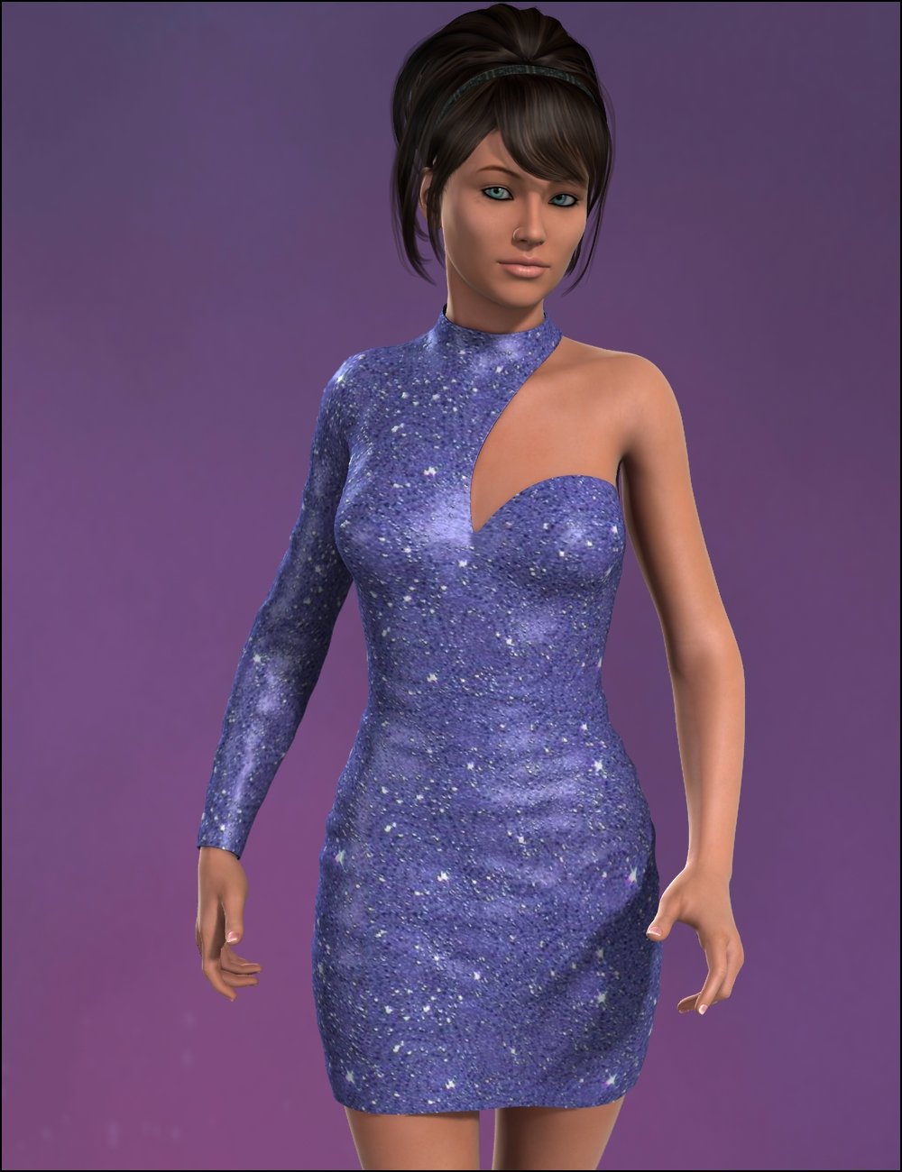 Wicked Naomi Dress HD by: Xena, 3D Models by Daz 3D