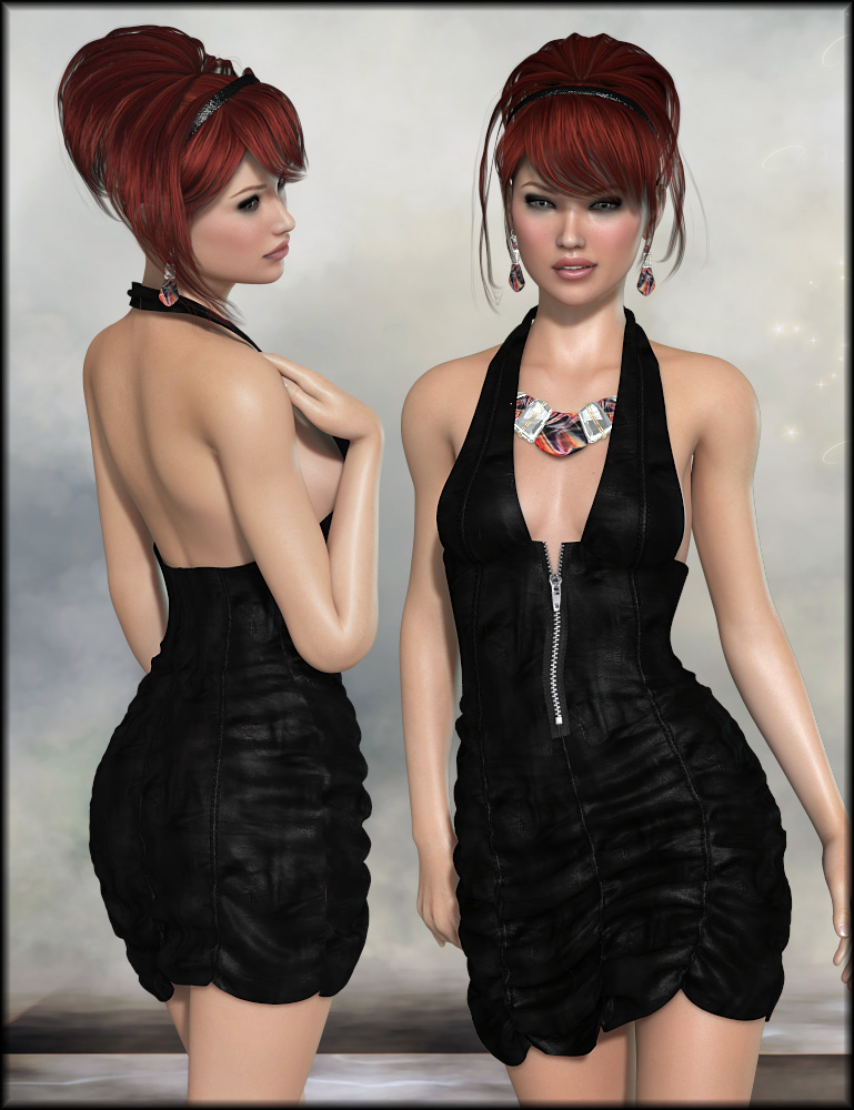 Sexy Girl Dress Textures by: Shox-Design, 3D Models by Daz 3D