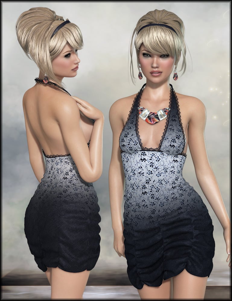 Sexy Girl Dress Textures by: Shox-Design, 3D Models by Daz 3D