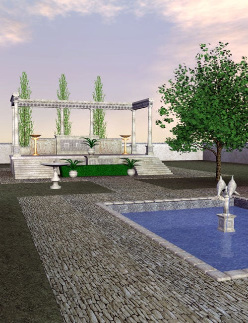 Garden Temple II Garden Temple II by: , 3D Models by Daz 3D