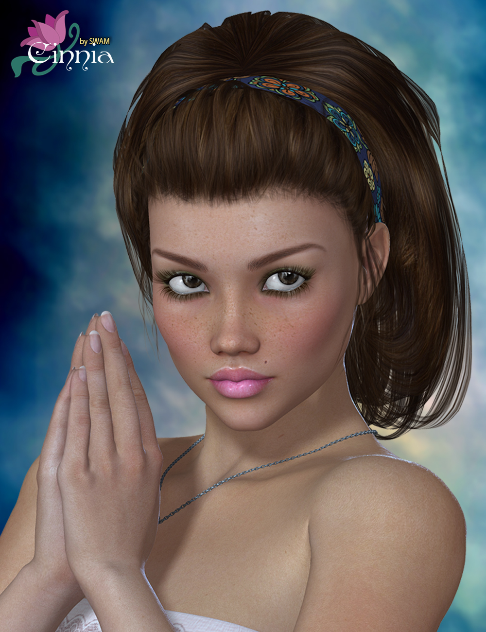 Cinnia Hair for Genesis 2 Female(s) and Victoria 4 Cinnia Hair for Genesis 2 Female(s) and Victoria 4 by: SWAM, 3D Models by Daz 3D