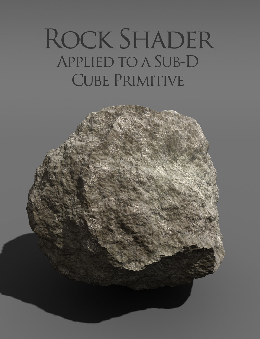 Rock Shader for DAZ Studio by: DimensionTheory, 3D Models by Daz 3D